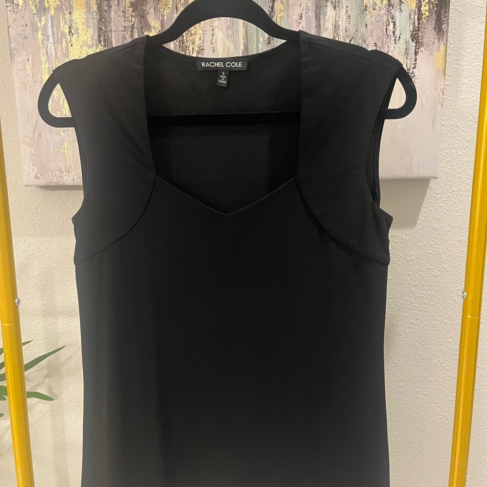 Black Sleeveless Blouse